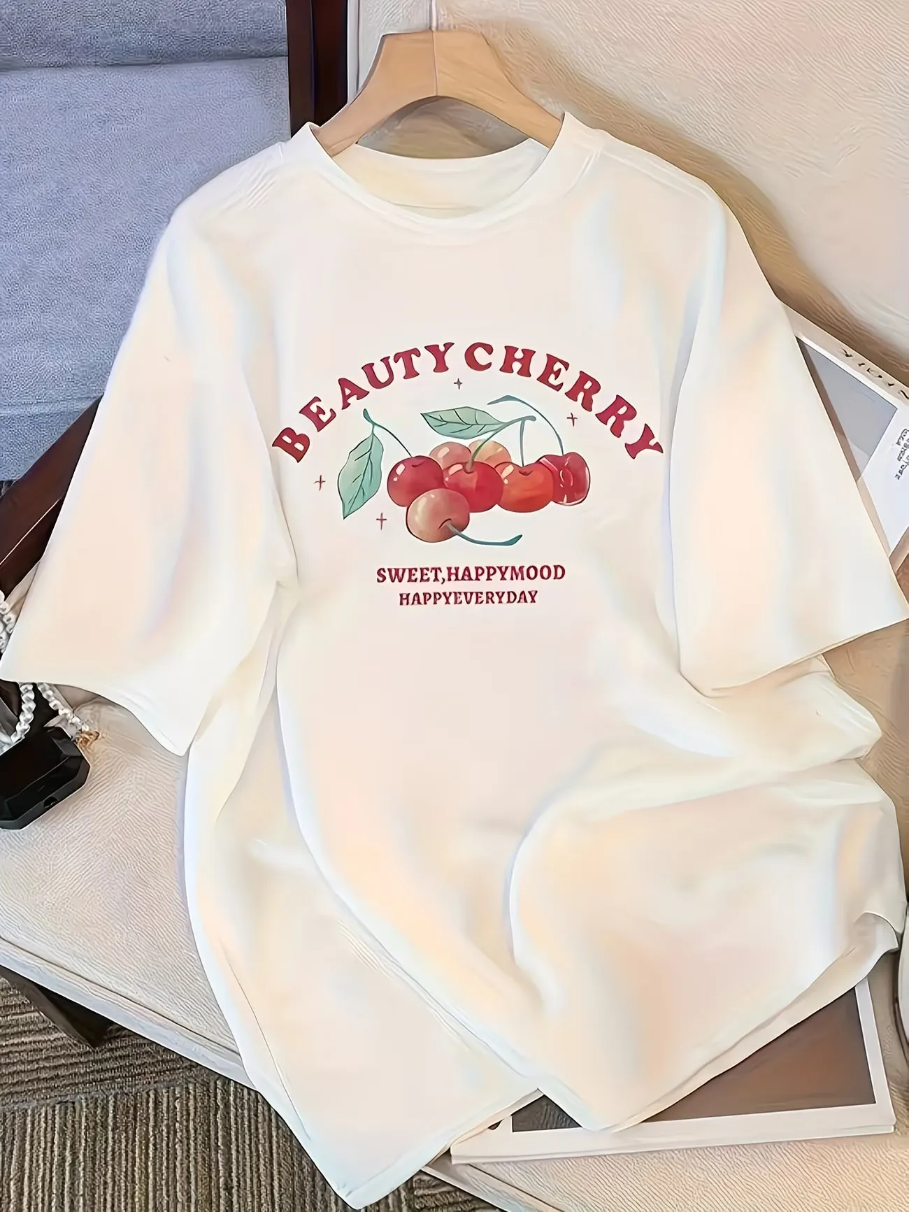 Women'S Fashion From The 90S - Vintage Beauty Cherry Graphic T Shirt