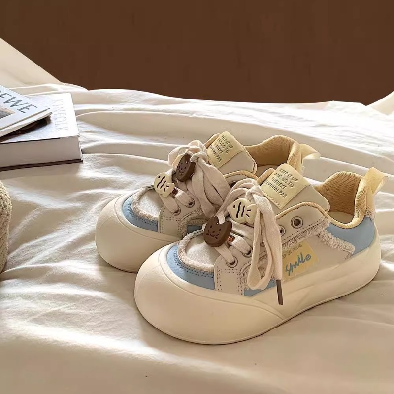 Sneakers Fashion Women - Shoes for Women Fashion Platform Laced-Up