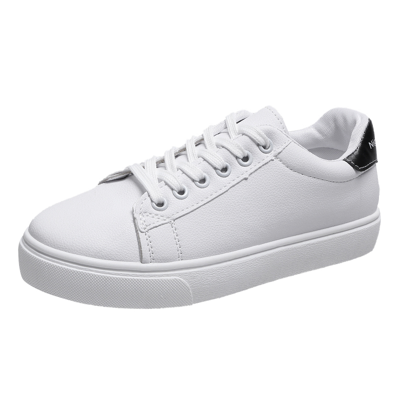 Sneakers Fashion Women - Women's Vulcanize Shoes PU Leather White