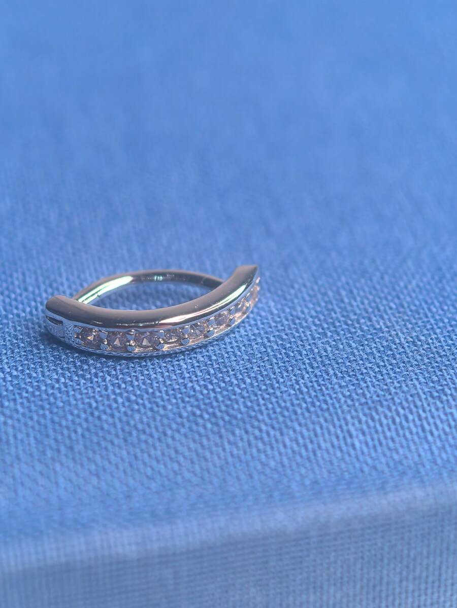 Women Fashion Rings - 925 Sterling Silver Small Round Zirconia