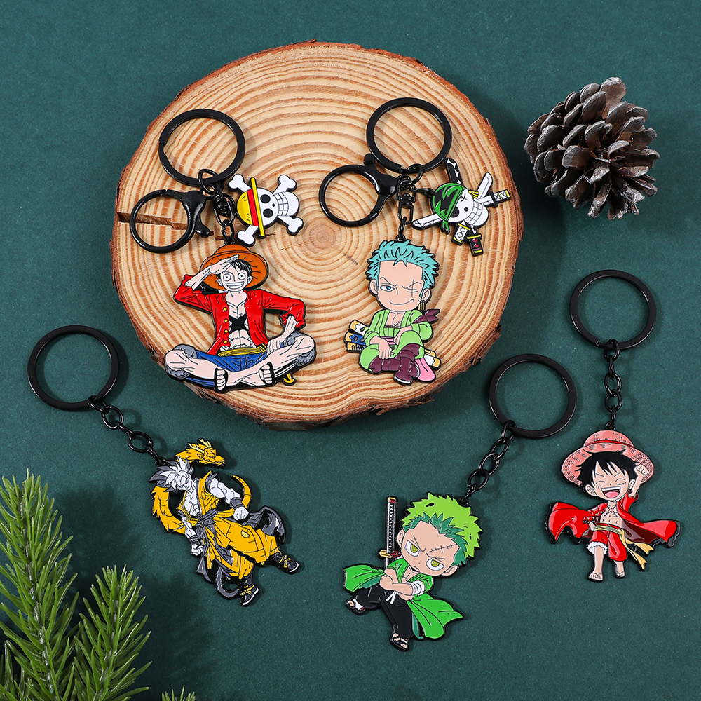 Women Fashion Rings - One Piece Anime Keychain Featuring Monkey