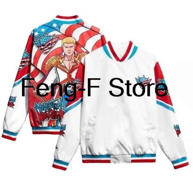 Women'S Fashion Jackets - 3D Cody Rhodes jackets Thin baseball