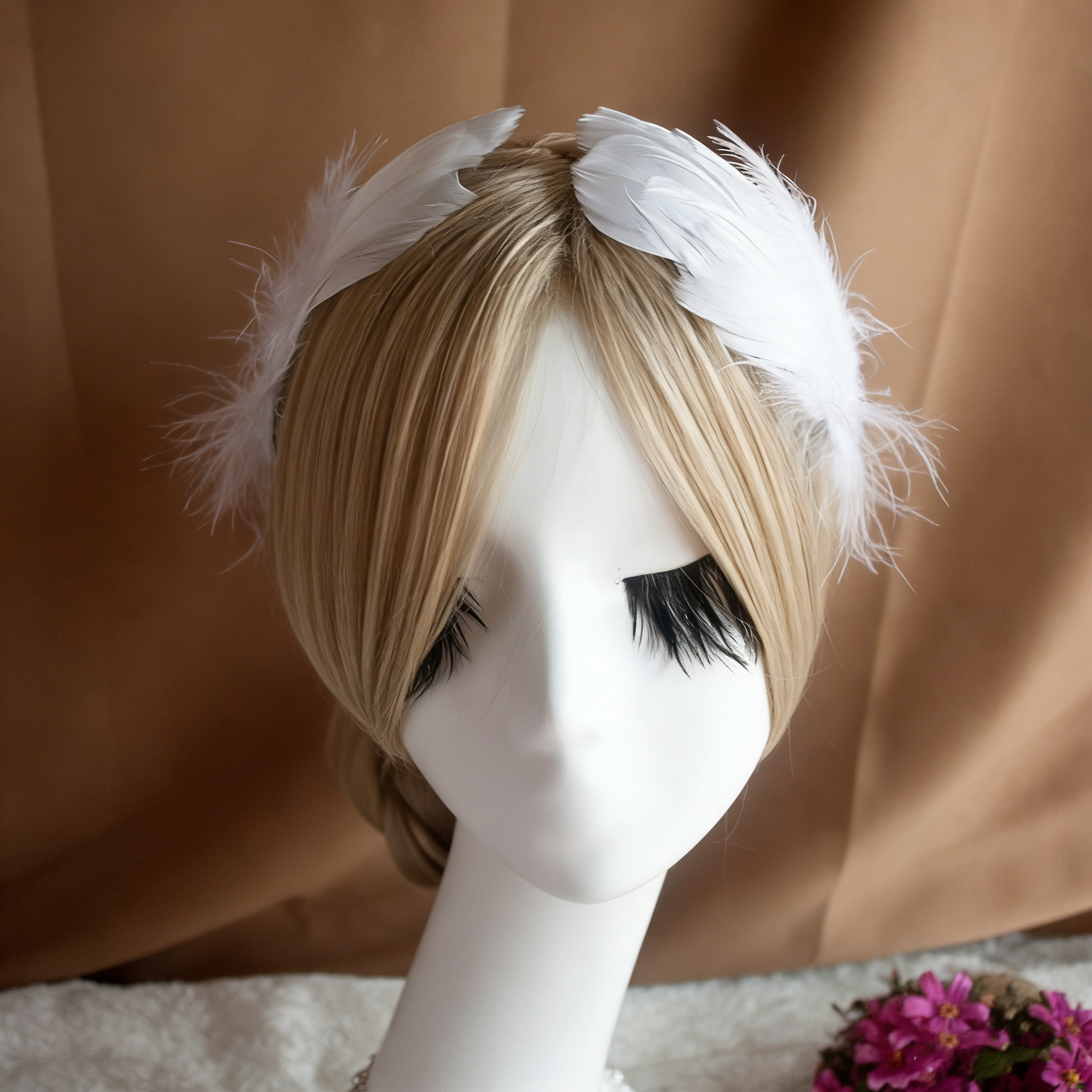 Women'S Fashion Retailers - Hand Made Ballet White Feather Headwear