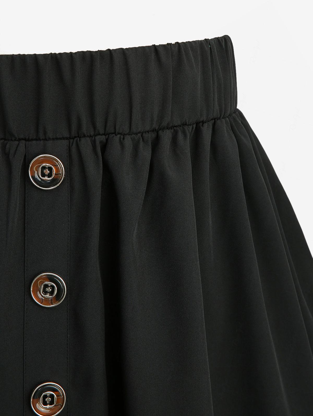 Plus Size Women's Vintage Stre - A-Line Skirt Midi incelemesi ve fiyatı