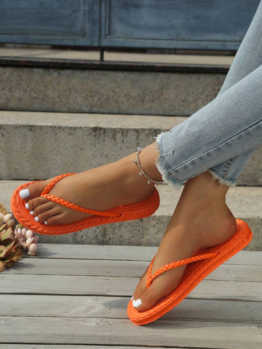 Womens Woven Braided Flip Flop - Women Fashion Rings incelemesi ve fiyatı