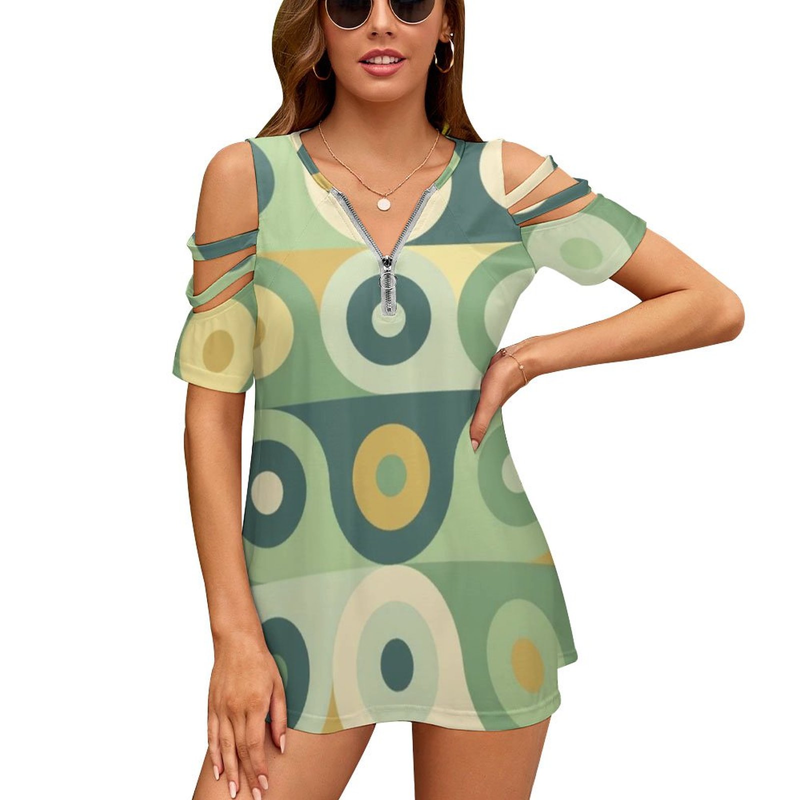 Groovy 70's Pattern Women Zipp - Women'S Fashion Of The 60S incelemesi ve fiyatı