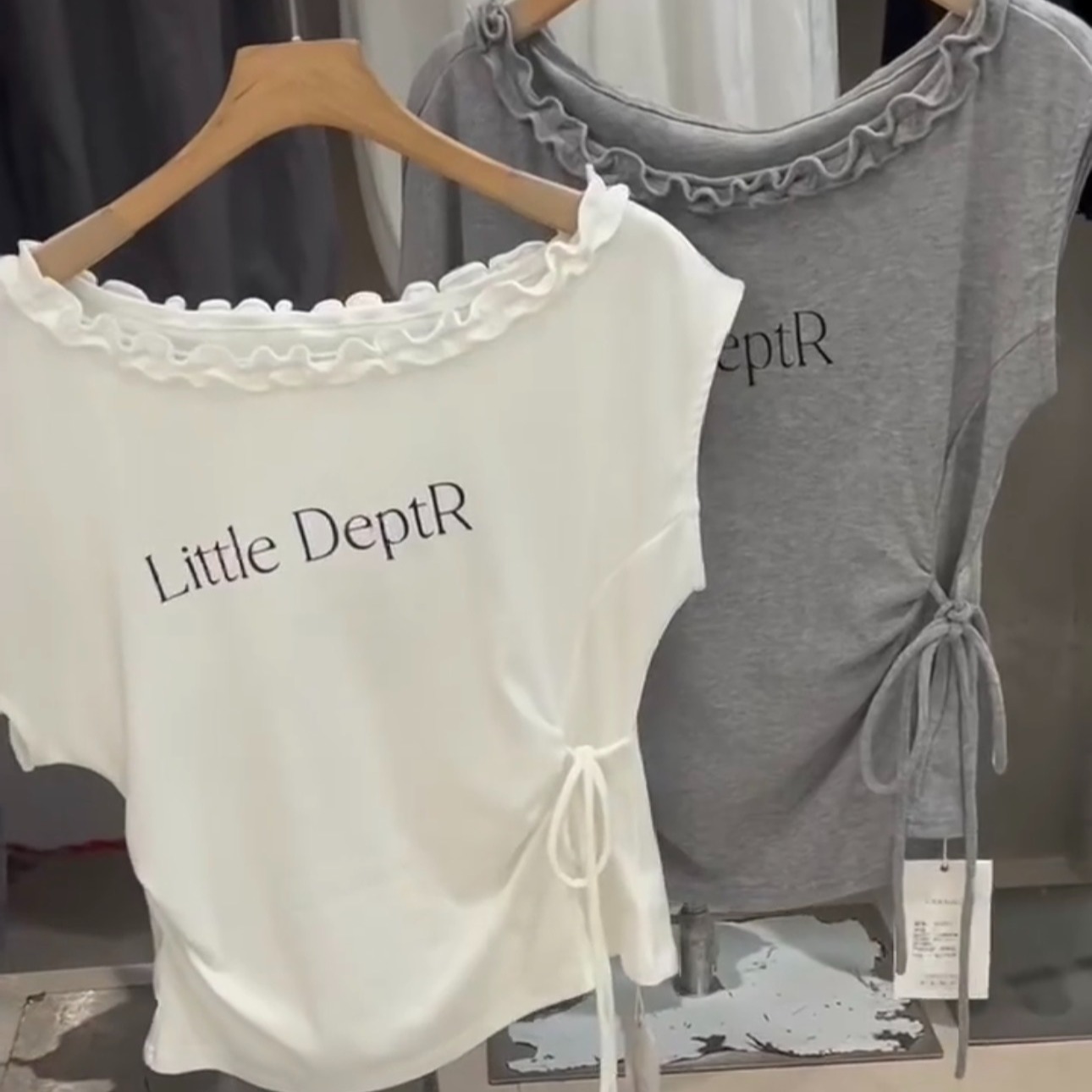 Unique Lace Trim Asymmetrical  - Asymmetric Top Women incelemesi ve fiyatı