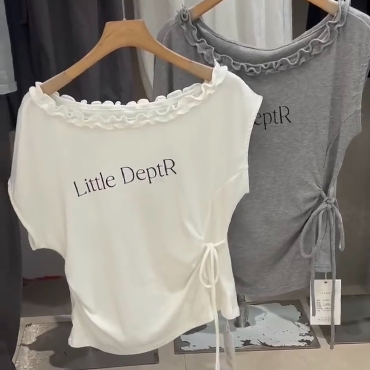 Unique Lace Trim Asymmetrical  - Asymmetric Top Women incelemesi ve fiyatı