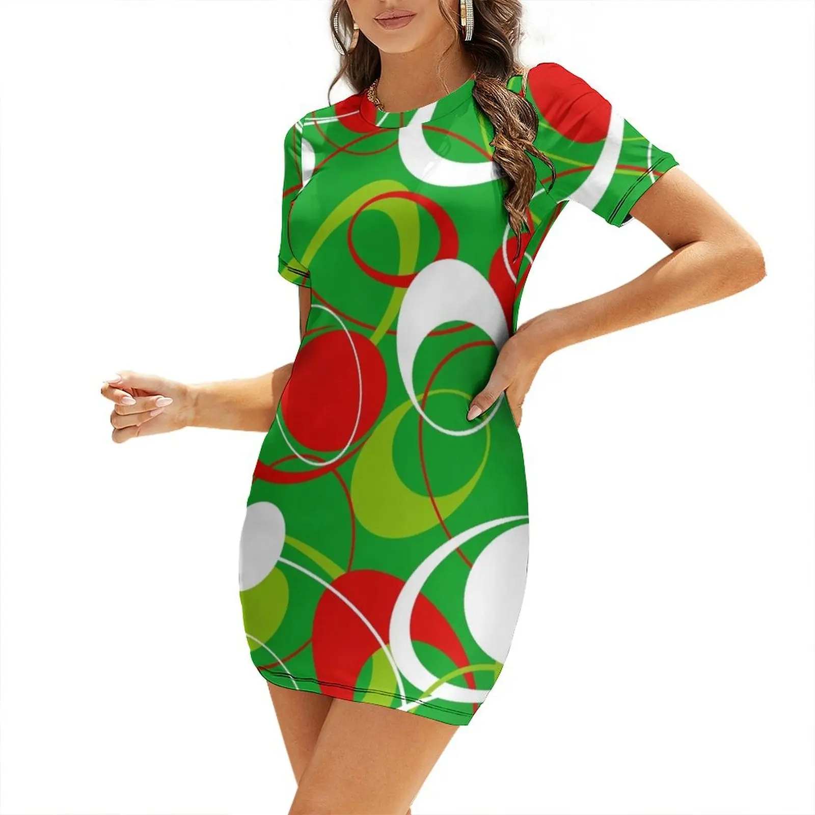 Retro 60s Ovals Short-Sleeved  - Women'S Fashion Of The 60S incelemesi ve fiyatı