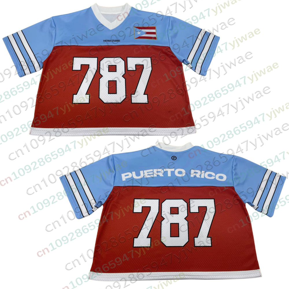Puerto Rico Oversized Jersey P - Women'S Fashion Rugby Top incelemesi ve fiyatı
