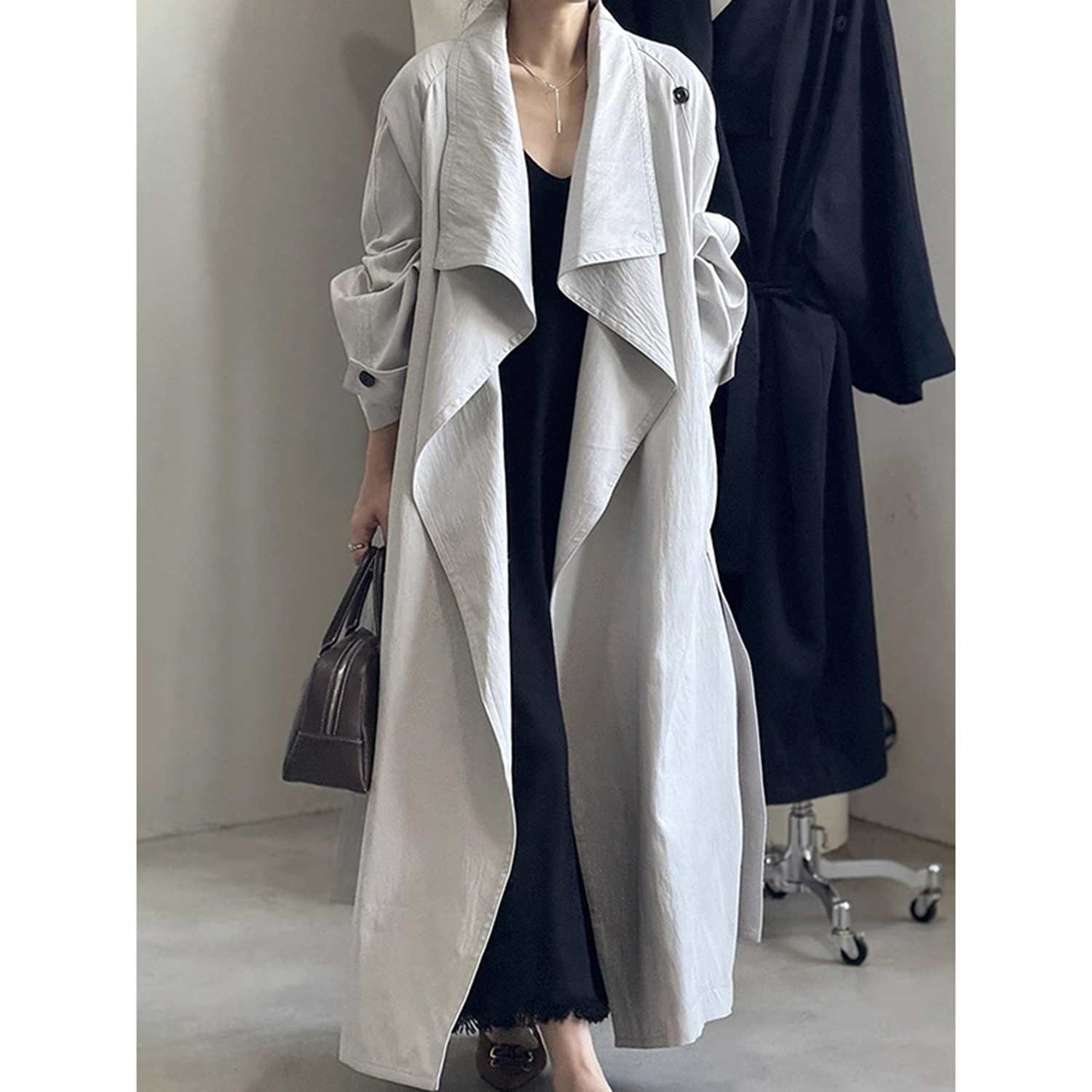 Allingentle Women's Long Coat  - Women'S Fashion Jackets incelemesi ve fiyatı