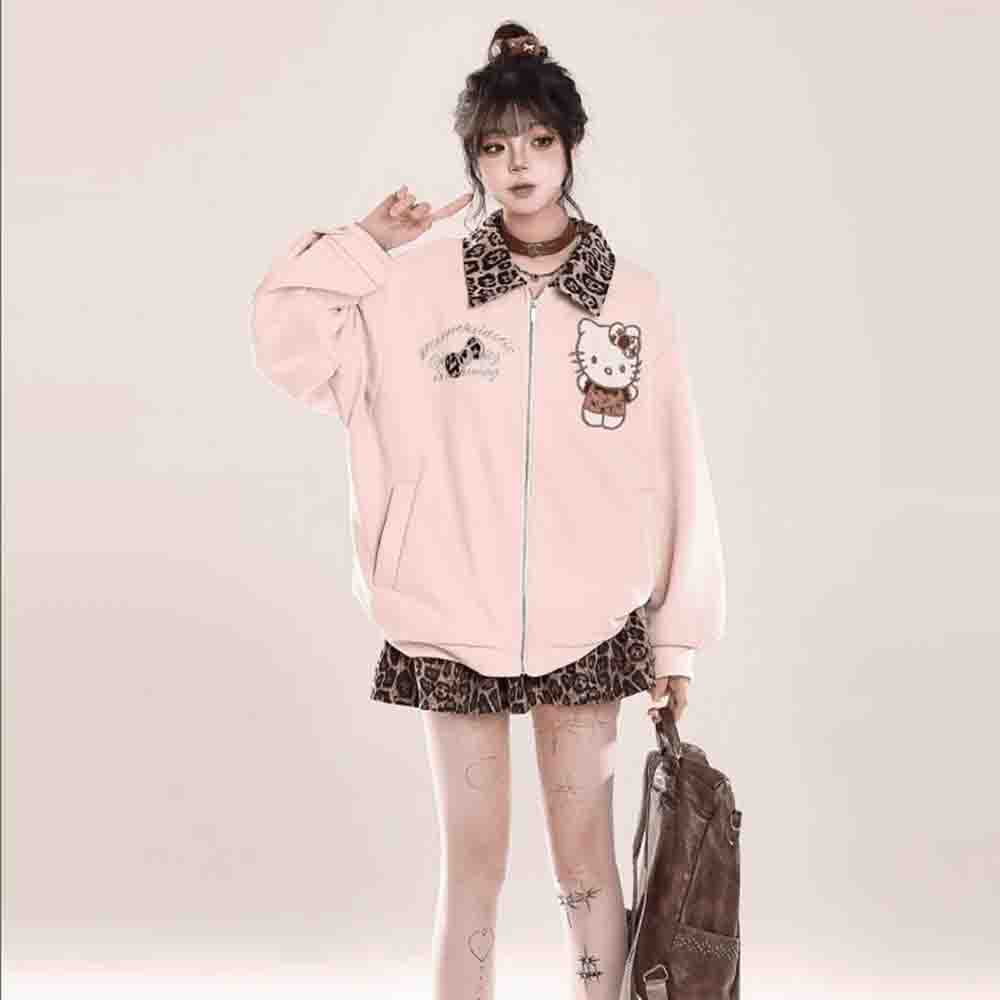 Sanrio Hello Kitties Y2K Print - Women'S Fashion Jackets incelemesi ve fiyatı