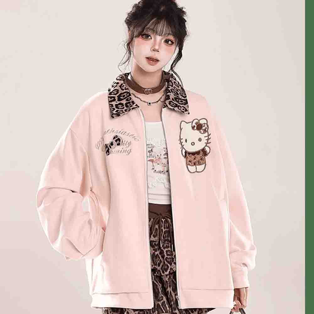 Sanrio Hello Kitties Y2K Print - Women'S Fashion Jackets incelemesi ve fiyatı