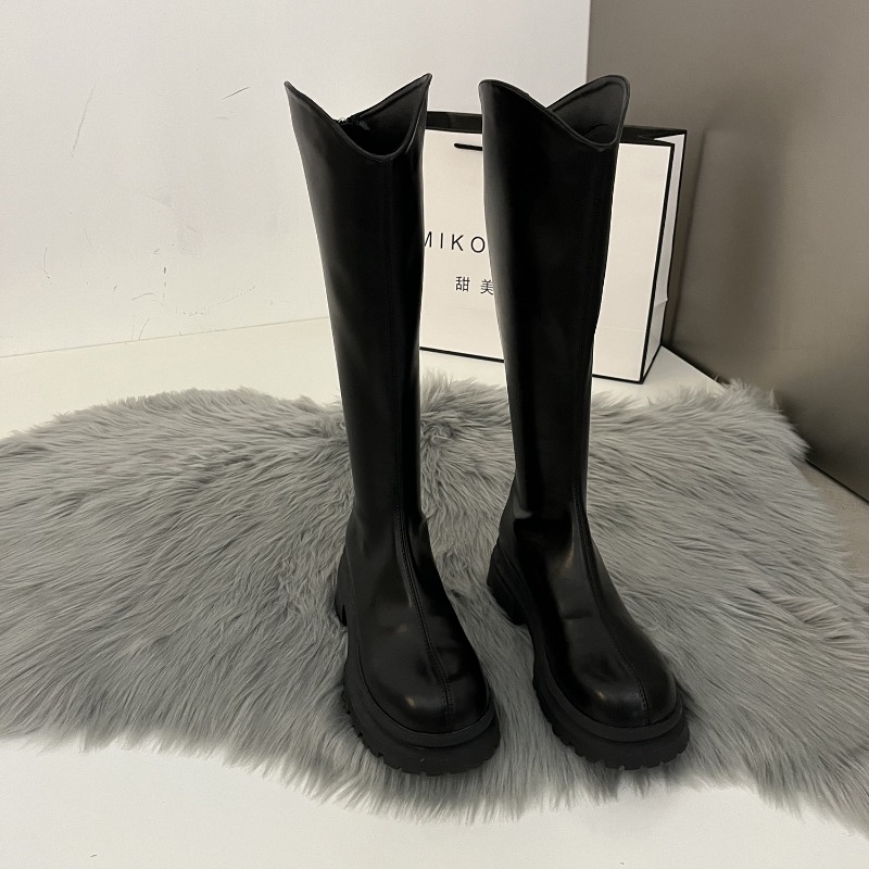 Retro Bare Colored Boots Women - Women'S Fashion Knee High Boots incelemesi ve fiyatı