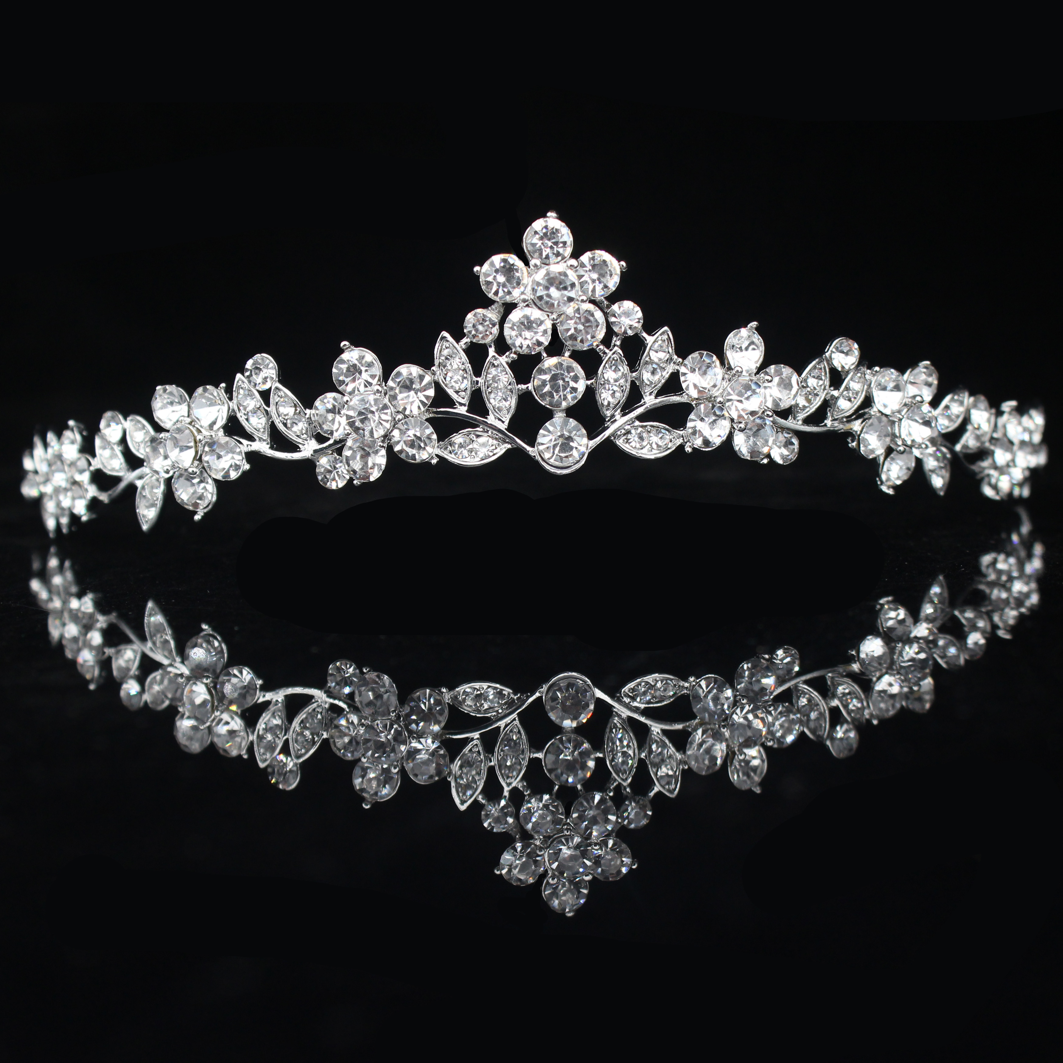 Crystal Wedding Bridal Tiara H - Women Fashion Style incelemesi ve fiyatı