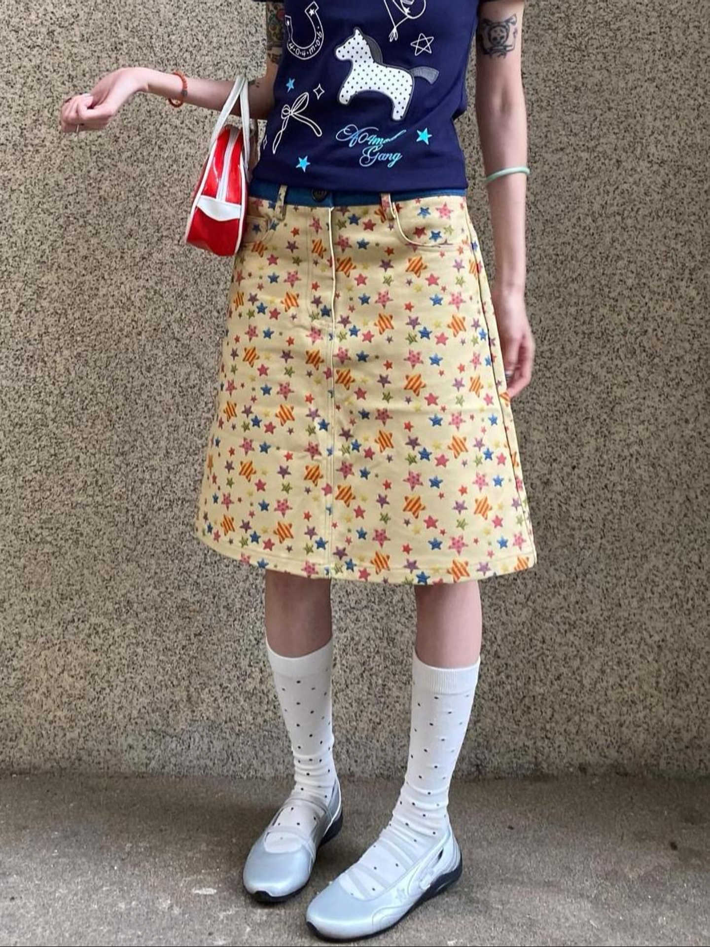 Summer Women Midi Skirts Denim - A-Line Skirt Midi incelemesi ve fiyatı