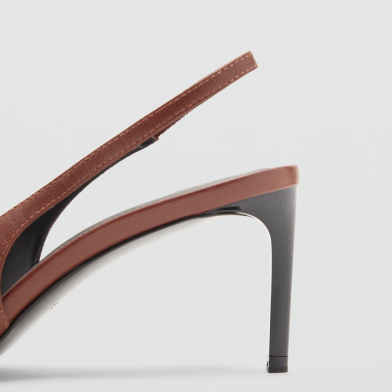 Sexy Pointed Toe Slingback Hee - Women Fashion Rings incelemesi ve fiyatı