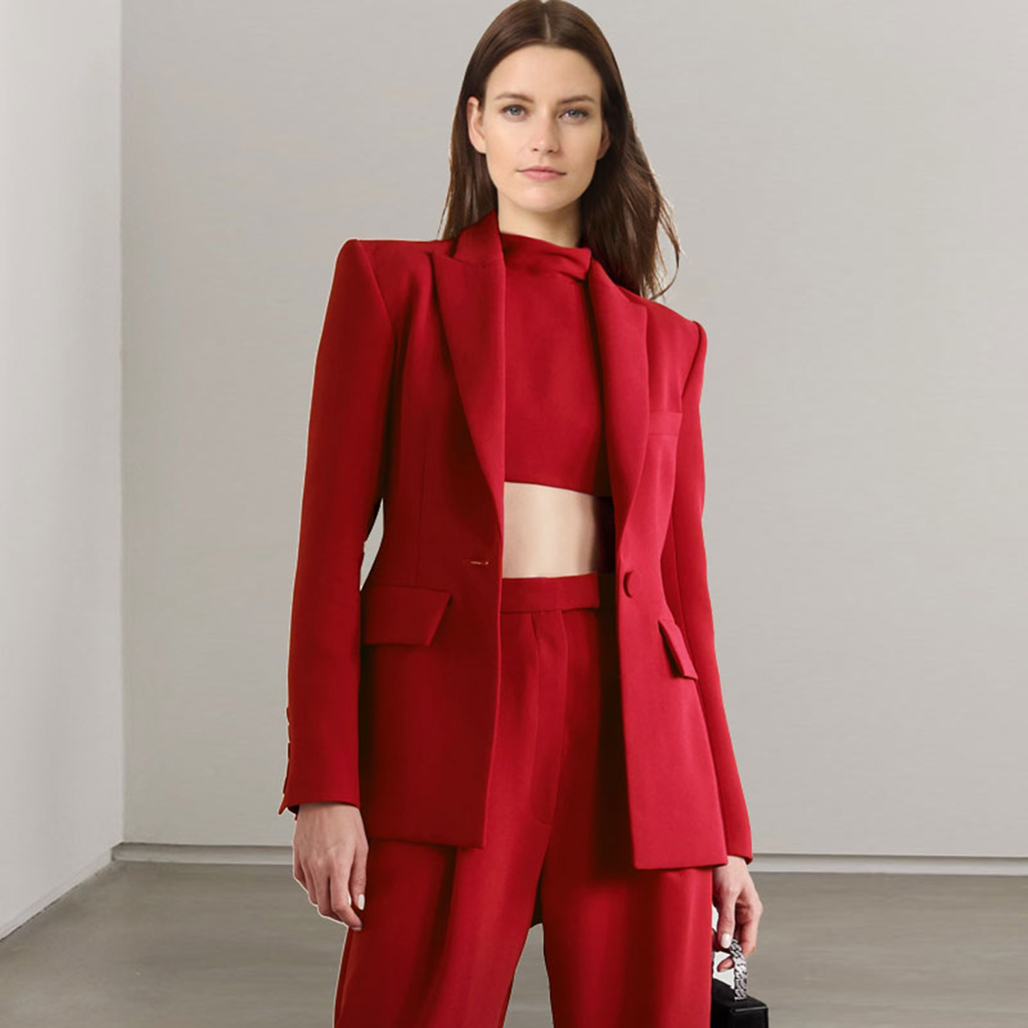 Allingentle Red Lapel Women's  - Women'S Fashion Jackets incelemesi ve fiyatı