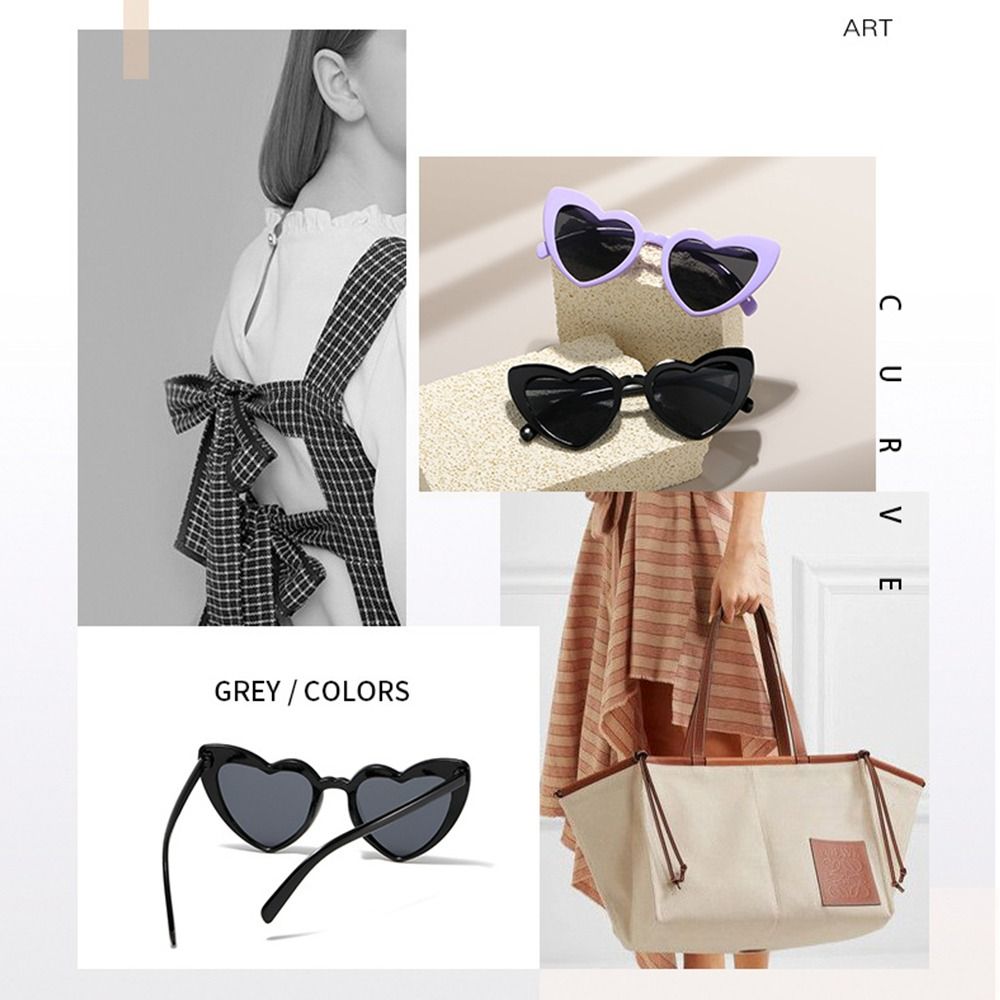 UV Protection Heart-Shaped Sun - Women'S Fashion Eyeglasses incelemesi ve fiyatı