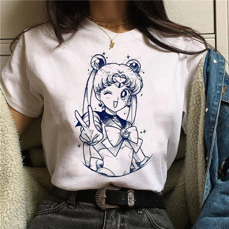 T Shirt 90s Anime Sailor Moon  - Women'S Fashion From The 90S incelemesi ve fiyatı