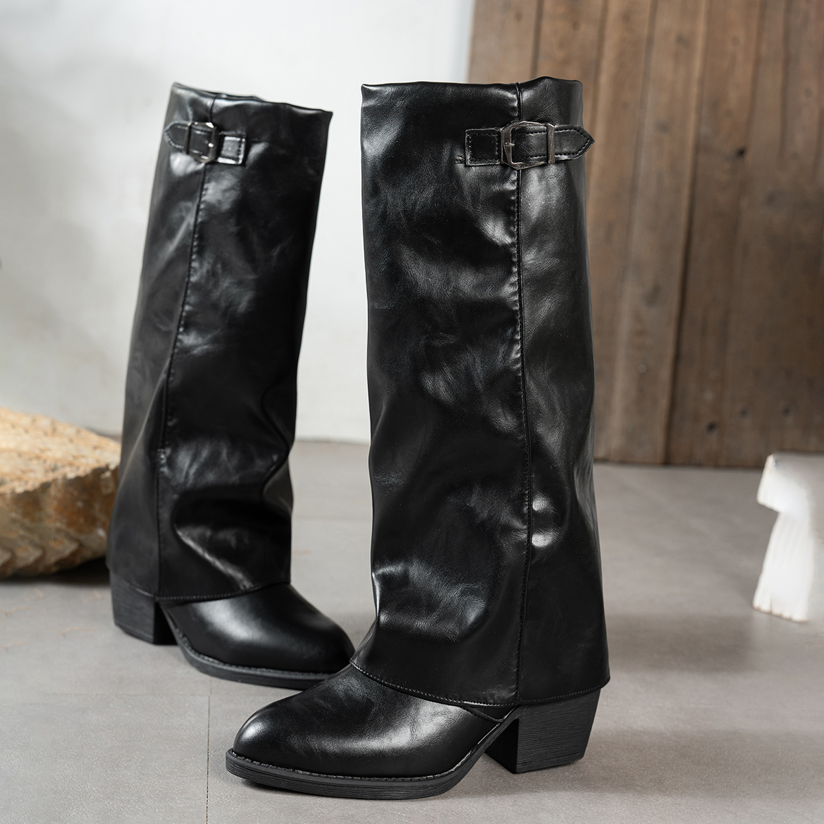 Women's Fashion Folding Knee-h - Women'S Fashion Knee High Boots incelemesi ve fiyatı