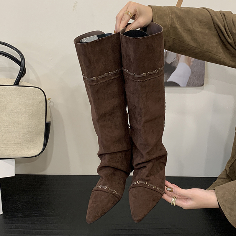 Liyke Fashion Design Drawstrin - Women'S Fashion Knee High Boots incelemesi ve fiyatı