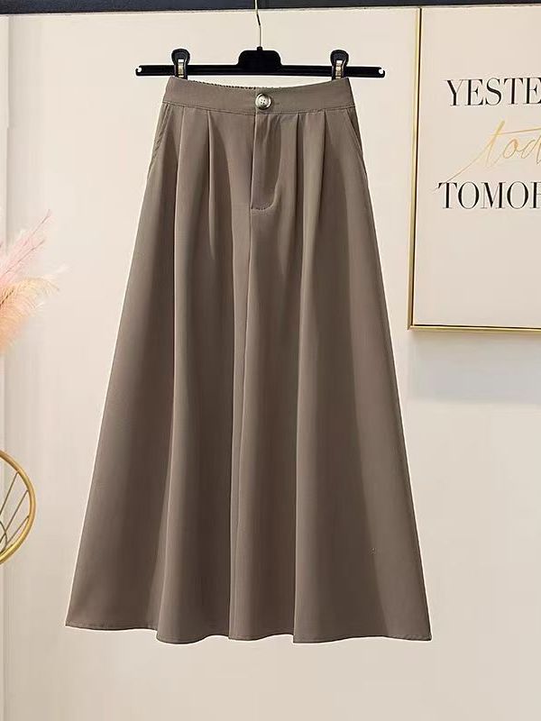 plus Size Women's A-Line Skirt - A-Line Skirt Midi incelemesi ve fiyatı