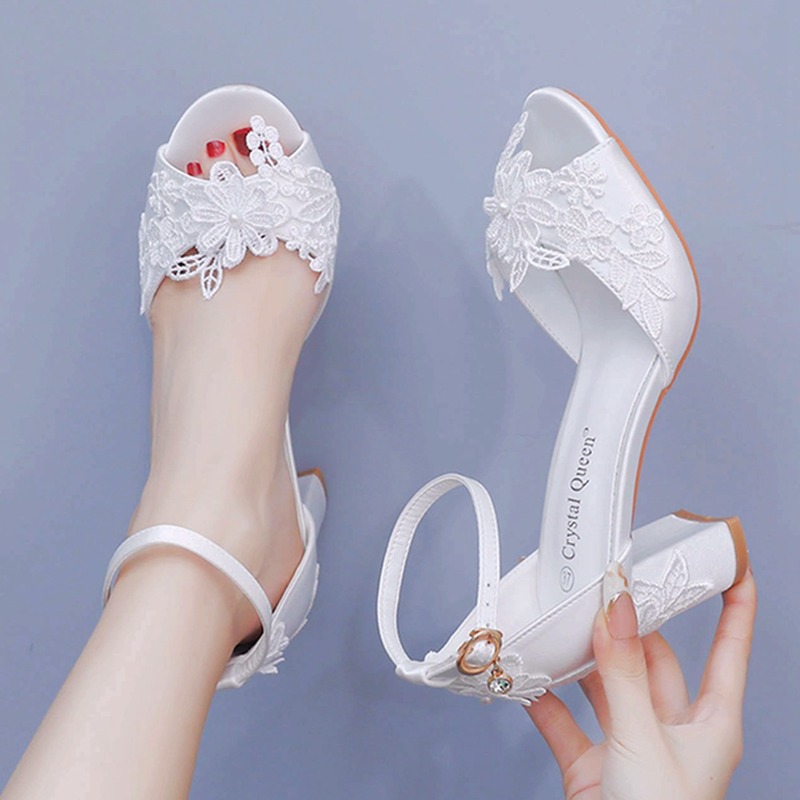 Women White Silk High Heels Su - Women'S Fashion Underwear incelemesi ve fiyatı
