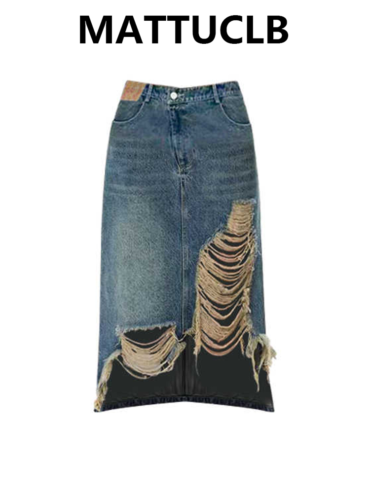 Women 2000s Midi Skirt Ripped  - A-Line Skirt Midi incelemesi ve fiyatı