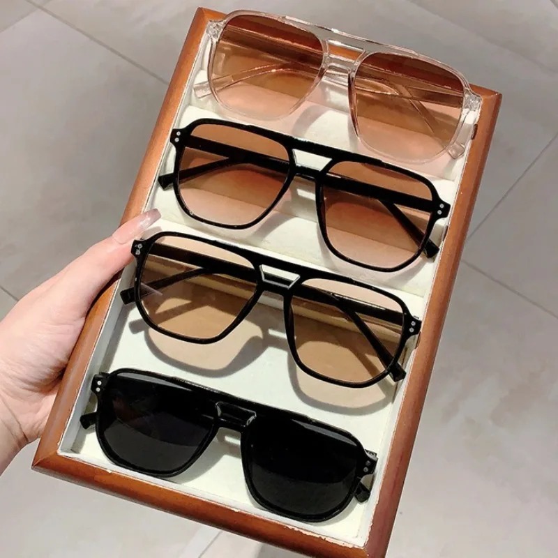 Vintage Men Women Double Bridg - Women'S Fashion Eyeglasses incelemesi ve fiyatı