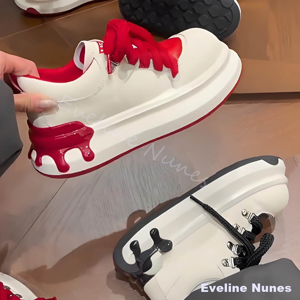 New Spring Platform Mixed Colo - Sneakers Fashion Women incelemesi ve fiyatı