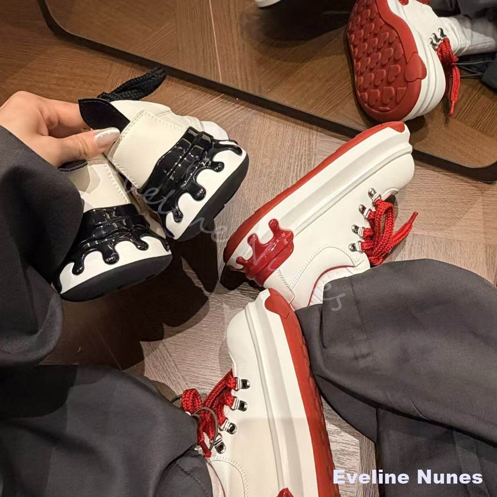 New Spring Platform Mixed Colo - Sneakers Fashion Women incelemesi ve fiyatı