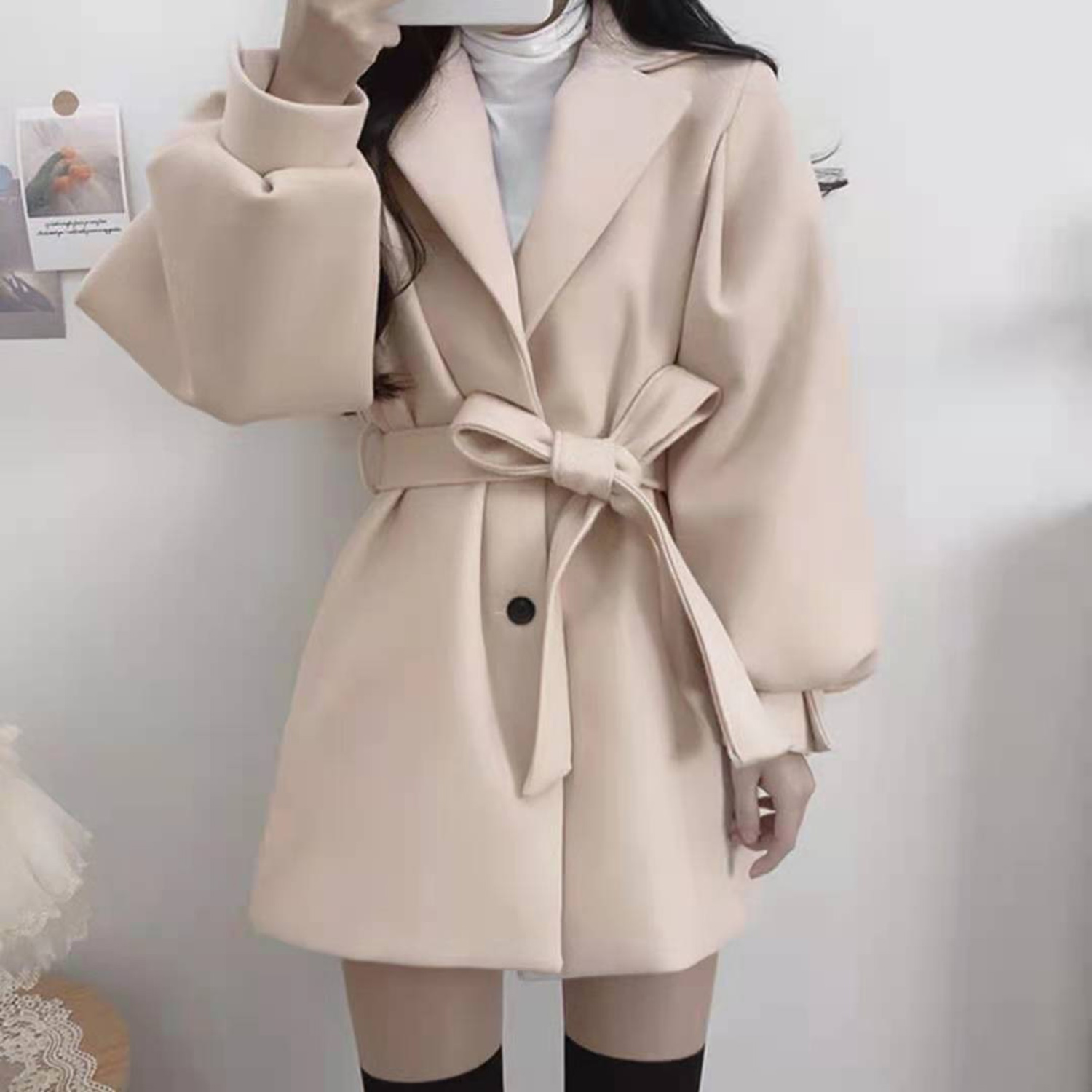 Allingentle Ivory Women's Blaz - Women'S Fashion Jackets incelemesi ve fiyatı