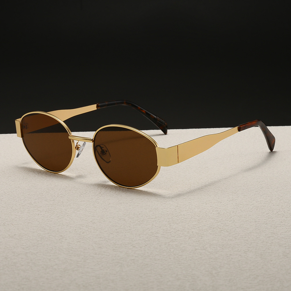 Trendy Round Frame Metal Sungl - Women'S Fashion Eyeglass Frames incelemesi ve fiyatı