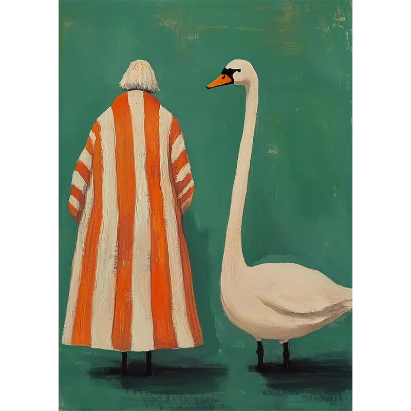 Oil Painting Retro Abstract 60 - Women'S Fashion Of The 60S incelemesi ve fiyatı