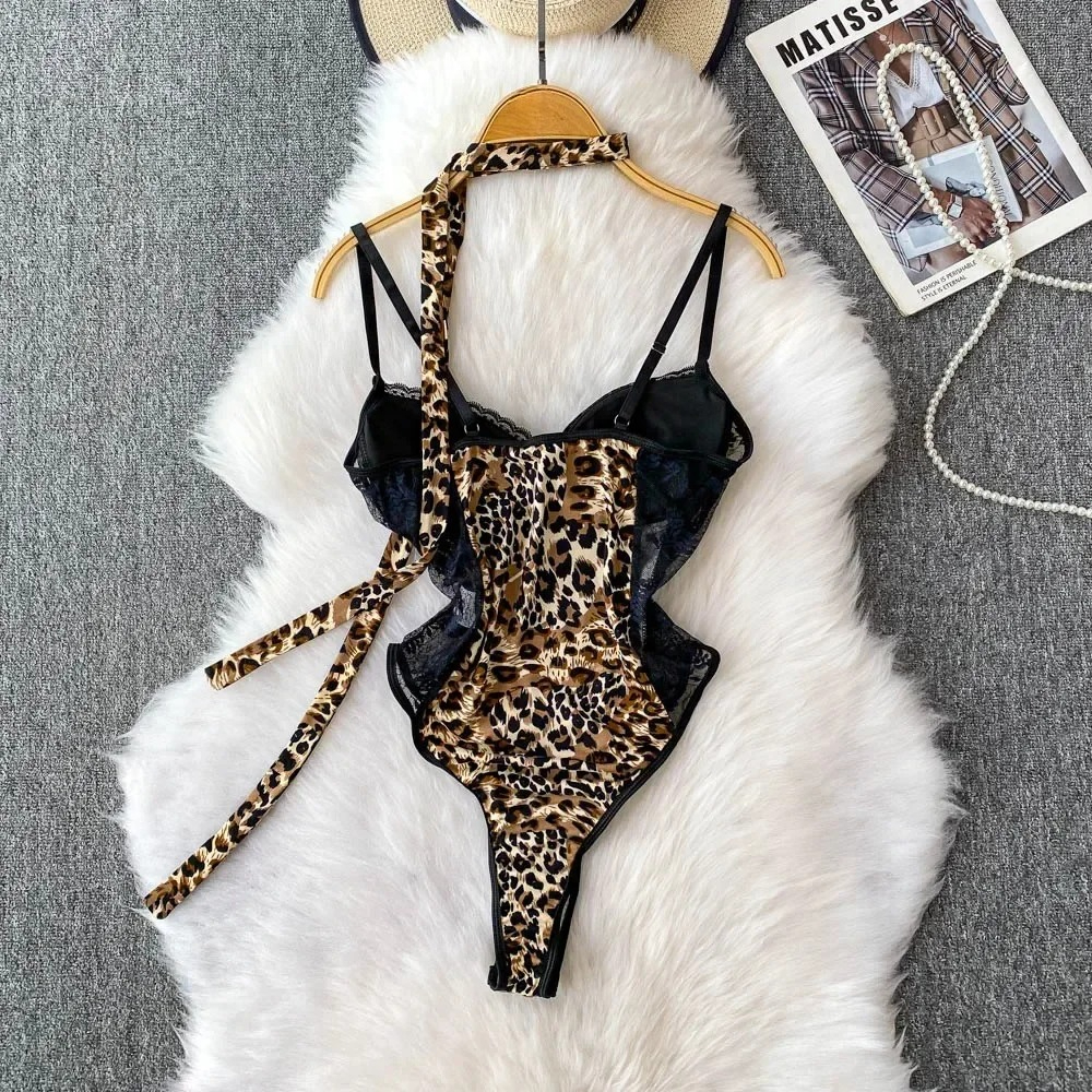 Women Hotsweet V-neck Leopard  - Women'S Fashion Underwear incelemesi ve fiyatı