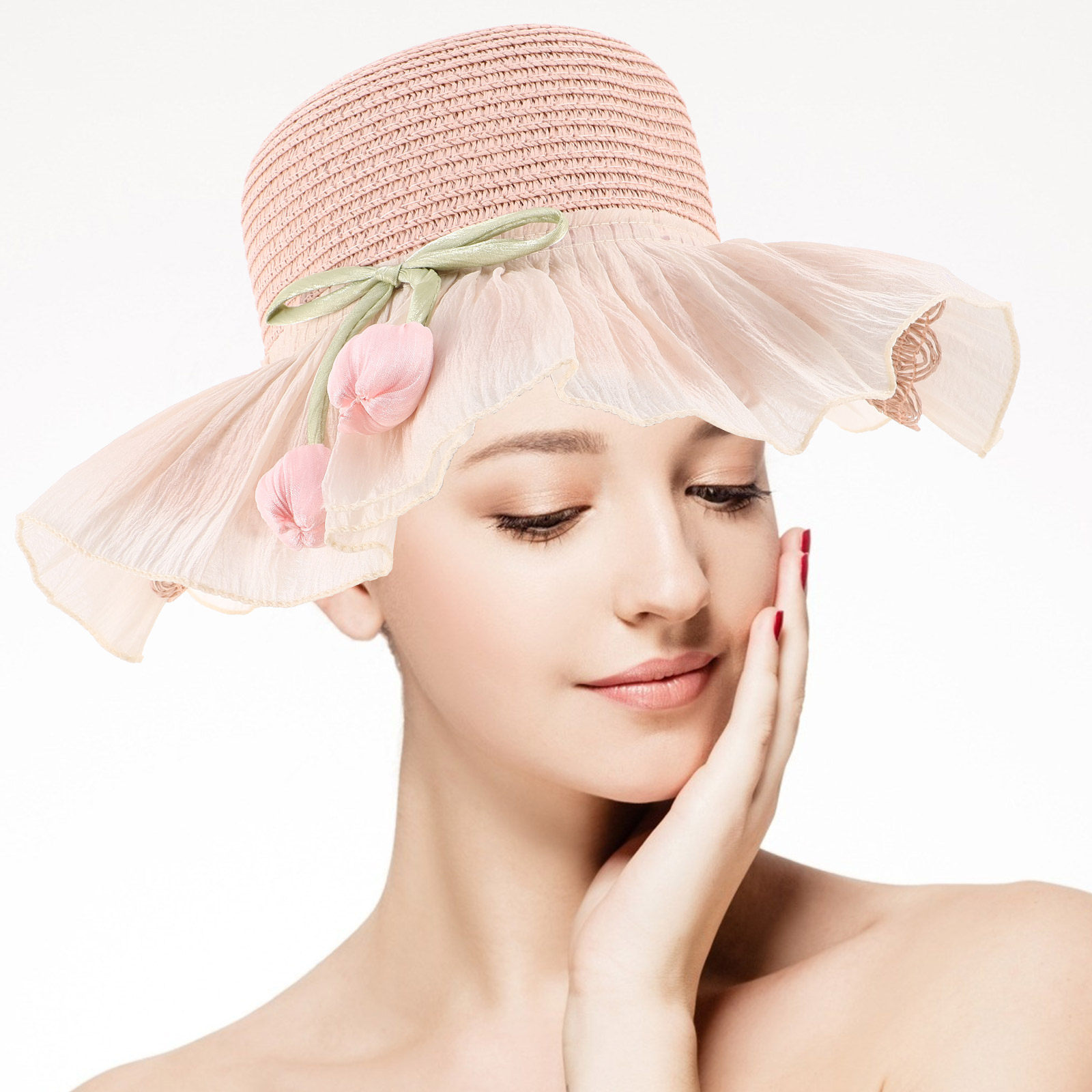 Girl Summer Straw Sun Hat Brea - Straw Hat Summer incelemesi ve fiyatı