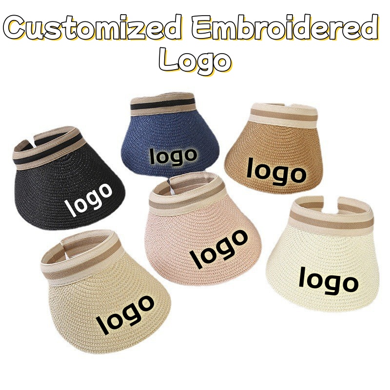 Customized Embroidered Logo Ou - Straw Hat Summer incelemesi ve fiyatı