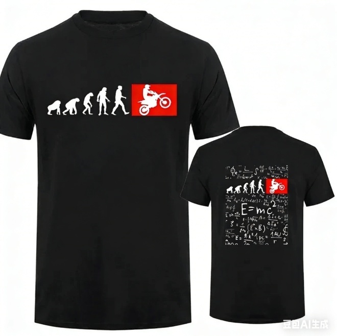 Fun Evolution Pattern T-shirt  - Women Fashion Evolution incelemesi ve fiyatı