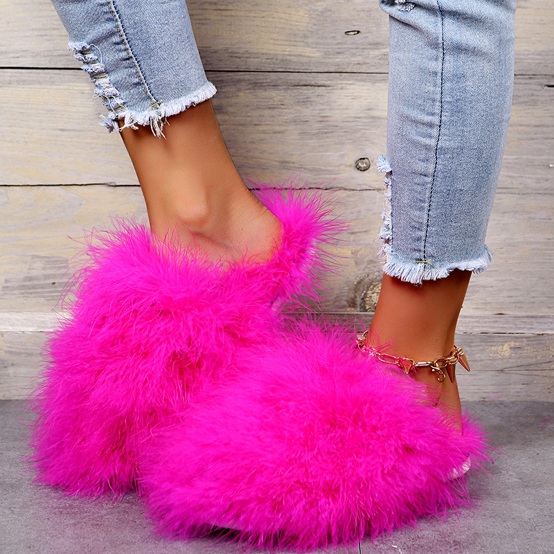 Women Luxury Fur Slippers 2025 - Women'S Fashion Summer 2025 incelemesi ve fiyatı