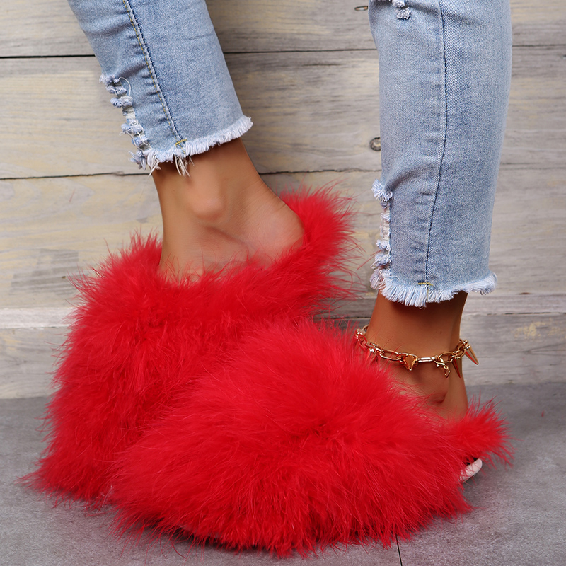 Women Luxury Fur Slippers 2025 - Women'S Fashion Summer 2025 incelemesi ve fiyatı