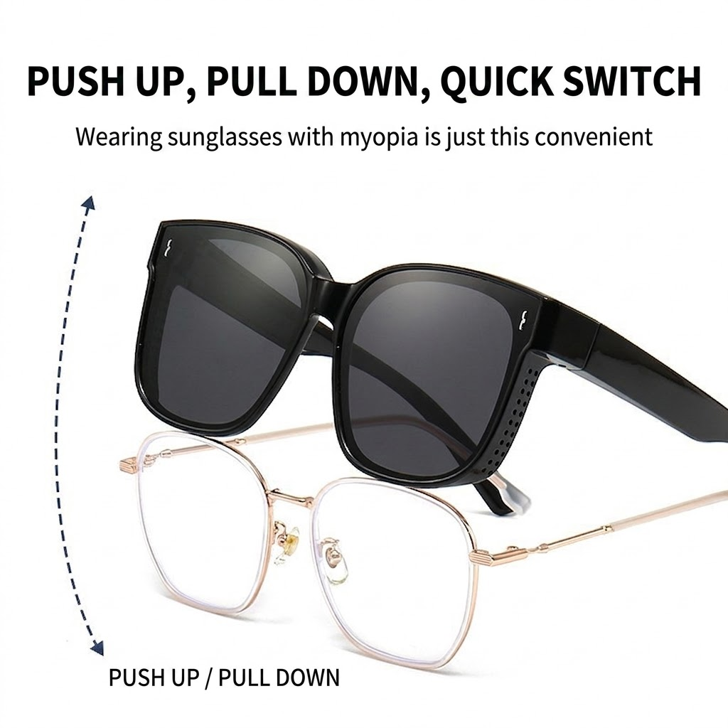 Men Women Polarized TR90 Cover - Women'S Fashion Eyeglass Frames incelemesi ve fiyatı