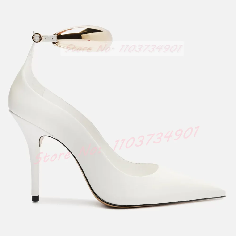 Gold Ring Ankle Strap Pumps Wo - Women Fashion Rings incelemesi ve fiyatı