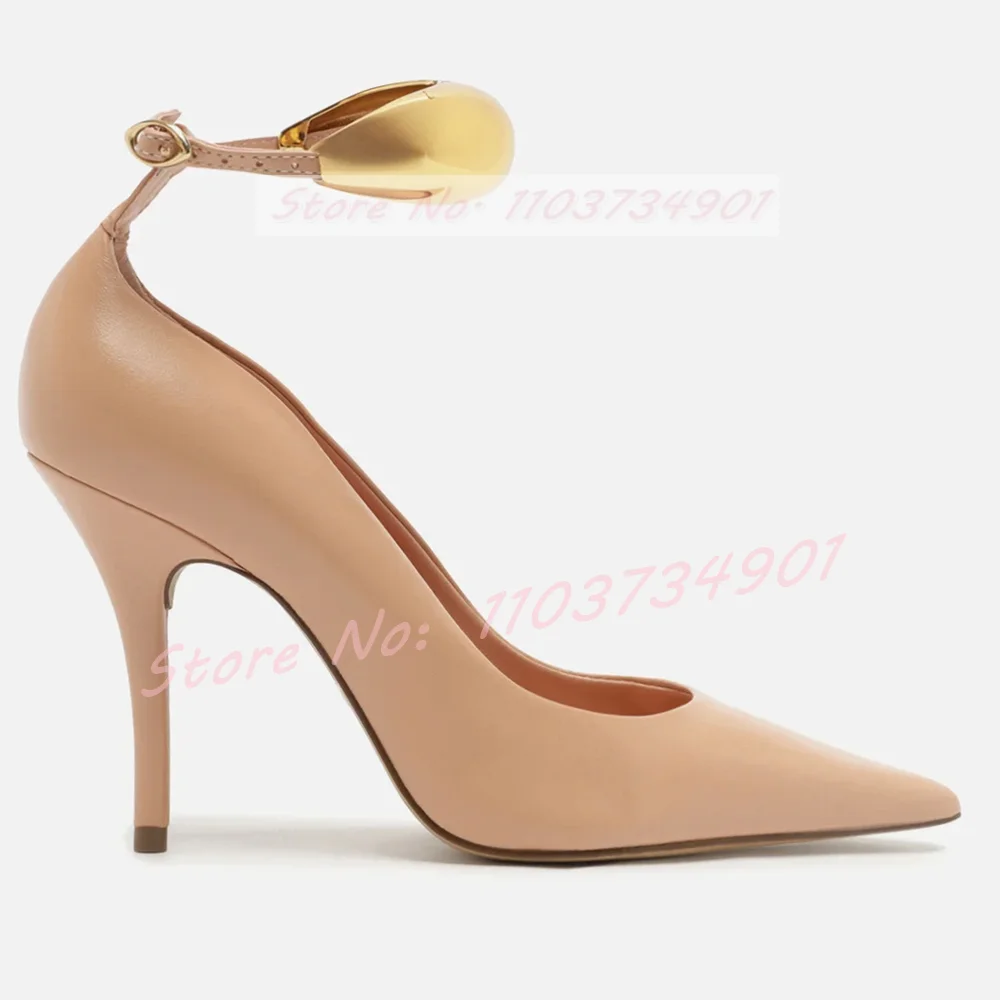 Gold Ring Ankle Strap Pumps Wo - Women Fashion Rings incelemesi ve fiyatı