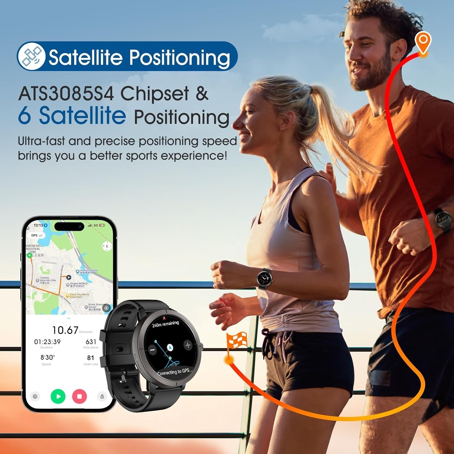 MoriTech GPS Smart Watch AMOLE - Women'S Fashion Retailers incelemesi ve fiyatı