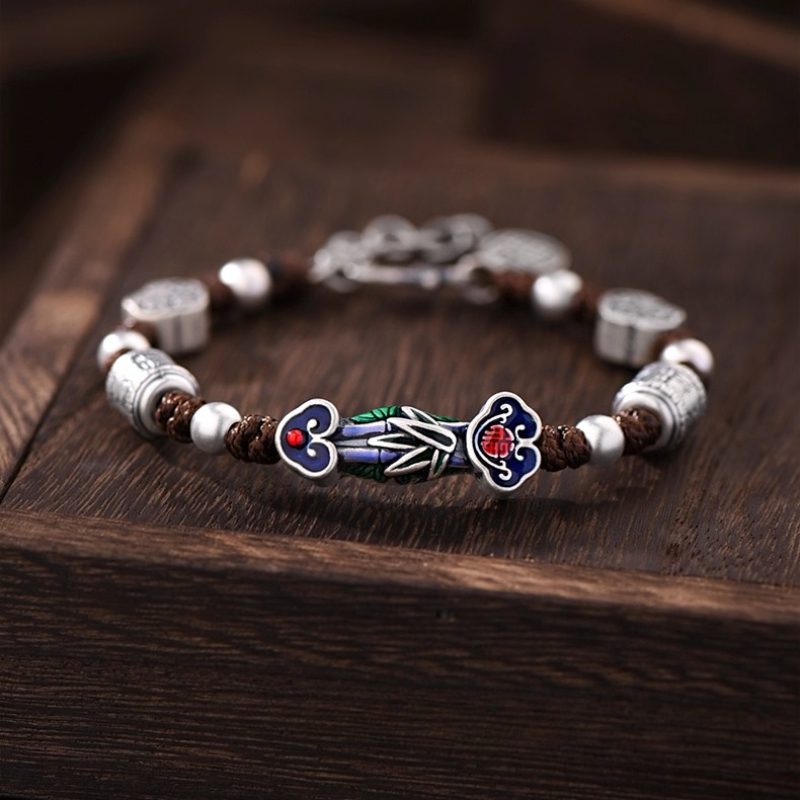 New Enamel Ruyi Bracelet for W - Women Fashion Style incelemesi ve fiyatı