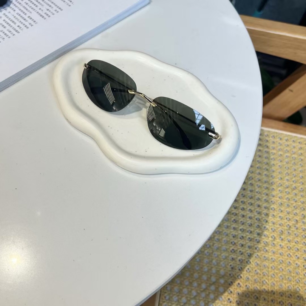 UV400 Rimless Shades, Cat Eye  - Women'S Fashion Eyeglasses incelemesi ve fiyatı