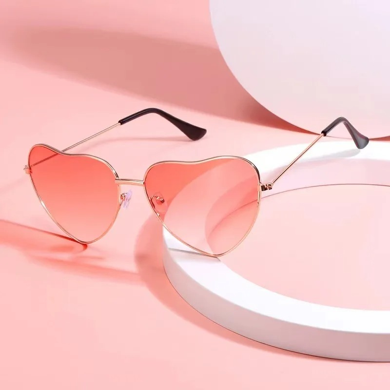 Fashion Heart Shaped Metal Sun - Women'S Fashion Eyeglasses incelemesi ve fiyatı