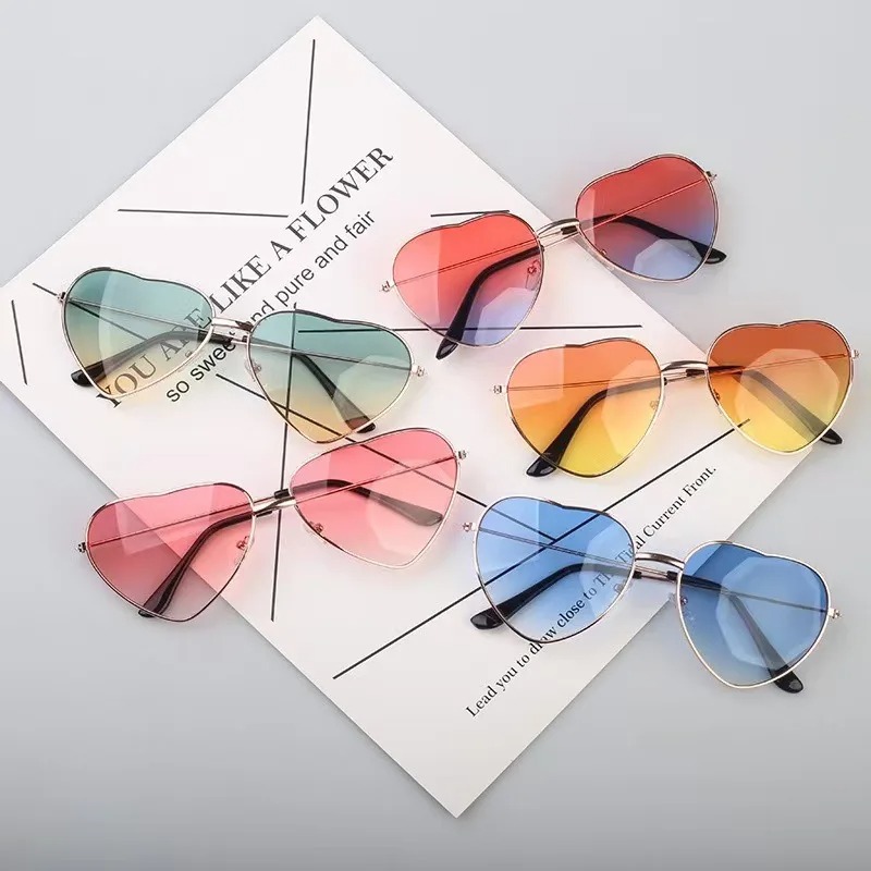 Fashion Heart Shaped Metal Sun - Women'S Fashion Eyeglasses incelemesi ve fiyatı