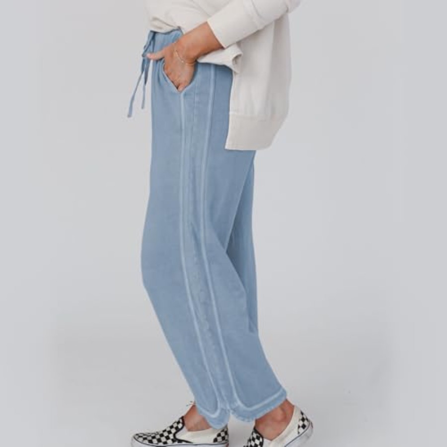 Hixiaohe Women's Casual Wide L - Wide Leg Palazzo Pants incelemesi ve fiyatı